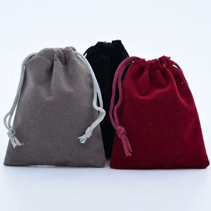 15*20cm <b>Velvet</b> Drawstring Bags 15x20cm High Quality Customizable VelvetJewelry Bag Jewelry Watch and Glasses Packaging Storage - Product Image 1
