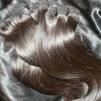 Paquetes de cabello humano alineados con cutícula virgen de calidad superior de grado 14A, extensión de cabello liso de hueso vietnamita crudo