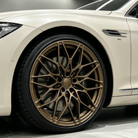 Rines de Aleación de Aluminio Forjado Monobloque Personalizados de 15-26 Pulgadas 7-13J, Diseño Cóncavo Pulido, Nuevos para Automóviles de Pasajeros, Retrofit de 25 mm ET