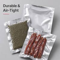 Sac sous vide à haute barrière en aluminium triple couche pour viande fraîche congelée, qualité alimentaire, thermoscellable, plastique laminé