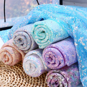 Nouveau tissu à paillettes tissé léger à la mode pour vêtements de scène haut de gamme <span class=keywords><strong>brillant</strong></span> Laser Sequin tissu <span class=keywords><strong>Plaid</strong></span> pour garçons filles - Product Image 3