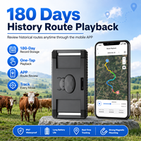 Rastreador GPS GLONASS para Animales, Dispositivo de Rastreo de Ganado, Collar 4G, Mini Chip Agrícola para Vacas, Ovejas, Cabras, Caballos, Localizador GPS