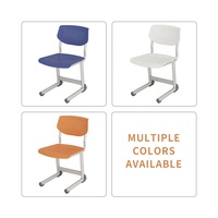 Chaise empilable peu encombrante avec conception ventilée, cadre en forme de larme entièrement soudé et base antidérapante stable en TPE
