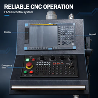 Centre d'usinage vertical CNC robuste GMC3020 avec système de commande Fanuc, broche simple, cône de broche BT50