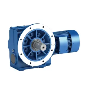 Gearbox Motor elektrik seri S peredam kecepatan terbuat dari besi untuk industri OEM dan ritel untuk mesin dan gear box