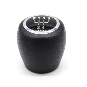 Chevrolet Cruze Gear <b>Shift</b> <b>Knob</b> 5 6 Speed Black Leather Ergonomic Manual Transmission Part - Product Image 1