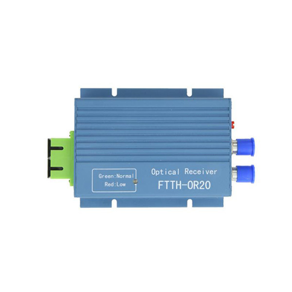 FTTH CATV Mini Optical Fiber Home Receiver 2RF Ports Node Passive Wdm