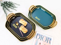 3-delige Set Creatieve Opbergbakjes Snack Fruitplaat Sieraden Opbergbakjes Parfum Cosmetisch Dienblad