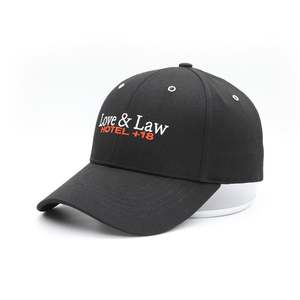 Meidiney BSCI Manufacture Custom 6 Panel <b>Mens</b> Plain <b>Black</b> Embroidery Logo Baseball <b>Caps</b> - Product Image 1