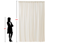 Gorden Latar Belakang Anti Kusut Warna Hijau Hunter Ukuran Kustom Grosir 10x10ft 2 Panel untuk Pesta Pernikahan, Langit-langit, dan Photo Booth