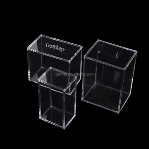 Gran oferta, alta calidad, personalizado, transparente, entrenador de élite, Protector acrílico, vitrina Etb, <span class=keywords><strong>caja</strong></span> de refuerzo Pokémon con tapa magnética - Product Image 5