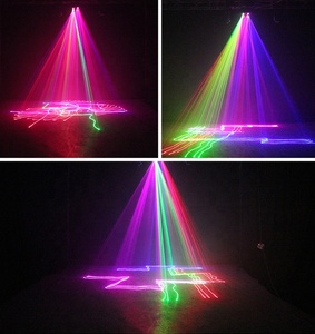 Luces Profesionales para Escenario, Láser RGB de 4 Ojos a Todo Color, Luz de Escaneo para DJ, Tira de Luces para Bodas, DMX512, Activación por Sonido, Refrigeración por Ventilador - Product Image 4