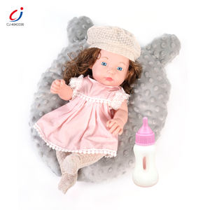 Muñeca Chengji <span class=keywords><strong>de</strong></span> 14 Pulgadas, Muñeca <span class=keywords><strong>de</strong></span> Vinilo <span class=keywords><strong>de</strong></span> Moda, Linda Niña, 12 Sonidos IC, Almohada, Biberón, Muñecas Bebé Reborn para Niñas <span class=keywords><strong>de</strong></span> 3 Años, Muñecas <span class=keywords><strong>Barbie</strong></span> - Product Image 1