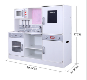 <span class=keywords><strong>Grande</strong></span> <span class=keywords><strong>Cucina</strong></span> <span class=keywords><strong>Giocattolo</strong></span> Deluxe Rosa <span class=keywords><strong>in</strong></span> <span class=keywords><strong>Legno</strong></span> per Bambini con Frigorifero e Microonde, Set per Giochi di Ruolo e <span class=keywords><strong>Cucina</strong></span> - Product Image 5