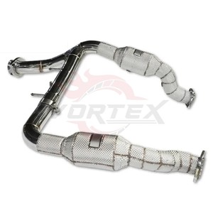 ท่อลง Vortex SS304 สำหรับ Ford F150 3.5T EcoBoost ปี 2015-2019 พร้อมแผ่นกันความร้อน ท่อ Y-Pipe ท่อไอเสียแบบไหลสูง ท่อหน้า - Product Image 4