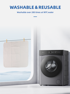 Bán Buôn Lớn Chăn Dệt Kim Đồng Bằng Không Thấm Nước Cao Su Miễn Phí Underpads Máy Có Thể Giặt Miếng Đệm Giường Bảo Vệ Tấm Người Lớn - Product Image 6