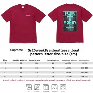 Camiseta de Moda Urbana de Lujo Transfronteriza con Estampado Estilo Americano para Hombre <span class=keywords><strong>y</strong></span> Mujer, Holgada, Impermeable, de Algodón Puro - Product Image 4