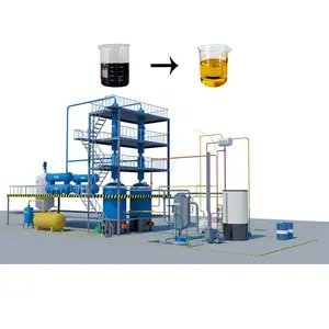 Green technology Used Motor Oil Refinery/Waste Oil Recycling Machine For Sale