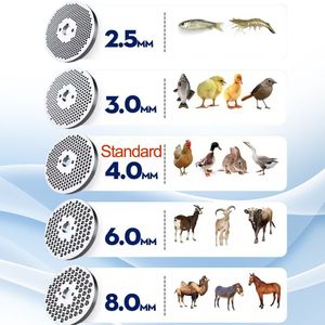 Weiwei 사료 가공 기계 펠렛 기계 동물 사료 펠렛 기계 농장 제작 수정 된 전기 제어 상자 모델 CE - Product Image 6