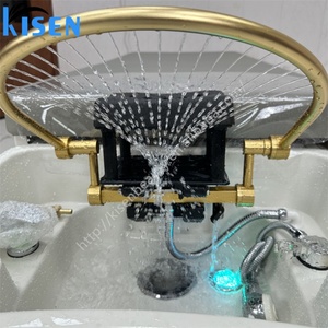 KISEN Machine de massage manuelle pour le cuir chevelu, très populaire, lit de beauté pour thérapie aquatique en salon et spa, design moderne pour le lavage et le shampoing des cheveux - Product Image 6