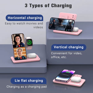 Cargador Inalámbrico Magnético 3 en 1 Plegable de Alta Calidad de 15 W con Soporte Estable para iPhone 15 Pro Max 16 - Product Image 6