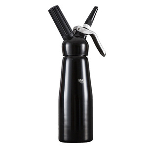 Fouet à crème professionnel en aluminium de 500 ml pour la décoration de gâteaux, distributeur de crème fouettée culinaire avec trois embouts de décoration - Product Image 3