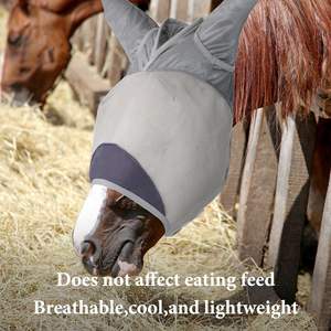 <span class=keywords><strong>Masque</strong></span> <span class=keywords><strong>anti</strong></span>-mouches pour <span class=keywords><strong>cheval</strong></span>, <span class=keywords><strong>anti</strong></span>-<span class=keywords><strong>UV</strong></span>, <span class=keywords><strong>anti</strong></span>-moustiques, protection des oreilles, demi-visage, maille en polyester, taille et couleur personnalisables - Product Image 1