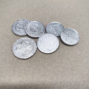 Pièce de monnaie personnalisée britannique du roi George <span class=keywords><strong>VI</strong></span>, demi-couronne de Londres, 1952, 1943, 1940, 1938 - Product Image 4