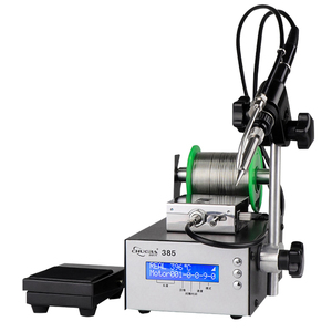 <span class=keywords><strong>Station</strong></span> de <span class=keywords><strong>soudage</strong></span> à l'étain à alimentation automatique avec affichage numérique de qualité industrielle Chuera CSD-385B+ avec fer à souder - Product Image 1