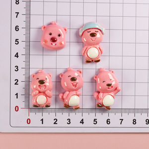 Loopy Ruby Little Beaver Phone Case Water Cup Stickers Resin Accessories for DIY Shoe Decorations Shoe Charms Resin Stickers