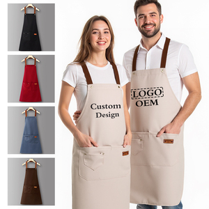 <span class=keywords><strong>Delantal</strong></span> Ajustable de Alta Calidad con Logotipo Personalizado para Mujeres y Hombres, Artistas, Peluqueros, Baristas, Cafeterías y Panaderías - Product Image 1