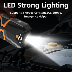 Iwewavan Xách Tay USB Charger ngân hàng điện LED ánh sáng 1000A đỉnh Boost 12V nhảy khởi động tương thích hầu hết các điện thoại xe Pin - Product Image 6