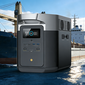 Delta 2 Max 2kWh 2400W Aluminum Portable Power Station Fast Charging Expandable to 6144Wh External Battery <b>Jump</b> <b>Starter</b> - Product Image 4