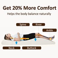 Surmatelas en mousse à mémoire de forme incurvé pour lit de beauté Eyelash Mattraas