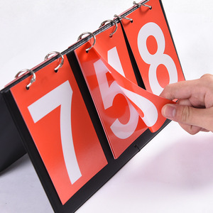 Tableau de bord portable <span class=keywords><strong>Flipper</strong></span> <span class=keywords><strong>Football</strong></span> Score Keeper Tableau de bord à trois chiffres Badminton Table Top Scoreboard <span class=keywords><strong>Flipper</strong></span> - Product Image 5