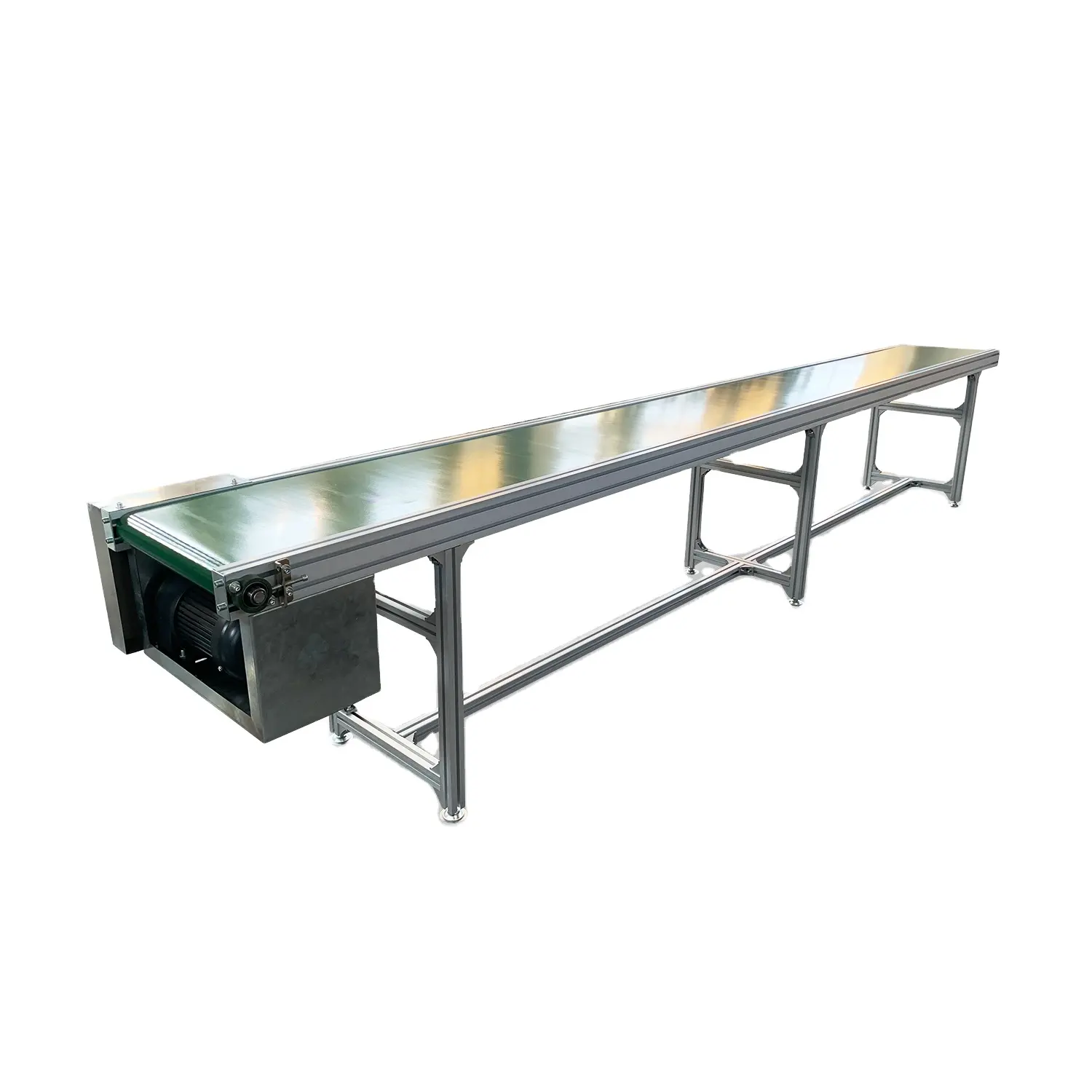 Pu Conveyor Belt Mini Reversible PVC Loading Unloading Belt Conveyor System 110 v No Legs For USA