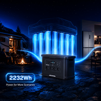 SOUOP Supply Lifepo4 Station d'alimentation portable pour stockage domestique, charge rapide, générateur solaire 3000W, station d'alimentation portable 2000W, 2400W