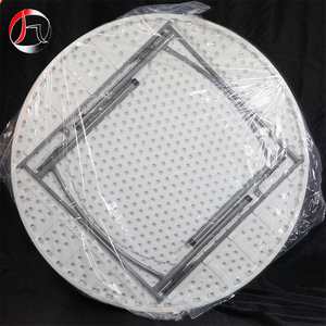 Bán Buôn <span class=keywords><strong>Stackable</strong></span> Chân Trắng Ngoài Trời Mật Độ Cao Polyethylene Nhựa Vòng Bảng - Product Image 5