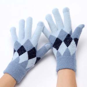 Guantes de Felpa Hebei para Mujer, Cálidos para Invierno, con Bordado Grueso, para Montar al Aire Libre, con Pantalla Táctil, Tejidos - Product Image 5