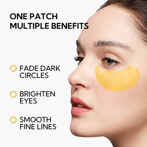 Venda quente 24K Ouro Colágeno Máscara de Olho 60pcs Ácido Hialurônico Folha Patches Anti-Rugas Hidratante para Círculos Escuros - Product Image 6