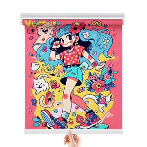 Persianas Enrollables de la Mejor Calidad, Extra Anchas, con Mecanismo Manual <span class=keywords><strong>para</strong></span> Oficina, Ventanas Personalizadas - Product Image 3