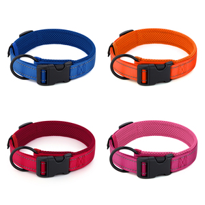 Bantalan jala udara sejuk reflektif kerah hewan peliharaan poliester nilon dapat diatur tahan lama harga pabrik tersedia beberapa ukuran - Product Image 1