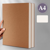 Eleganter Vintage-Organizer/Planer – A5-Format, Thermobindung, Hardcover, Papierumschlag, liniert/kariert/blanko Seiten für Journaling und Bürogebrauch