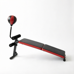 Banc <span class=keywords><strong>de</strong></span> musculation réglable avec ballon <span class=keywords><strong>de</strong></span> vitesse <span class=keywords><strong>de</strong></span> boxe, banc multifonctionnel <span class=keywords><strong>pour</strong></span> entraînement abdominal, équipement <span class=keywords><strong>de</strong></span> fitness <span class=keywords><strong>pour</strong></span> la maison - Product Image 1