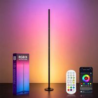 Умный Wi-Fi RGB LED-светильник 1.6M с дистанционным управлением 2.4G, для домашнего декора, угловой, напольный, в скандинавском стиле, современный