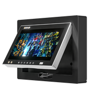Mercedes V260 Earphone Android 4g 2 Monitor belakang nirkabel layar 10.1 inci Earphone hitam \ abu-abu Peugeot 407 Display L460 layar belakang