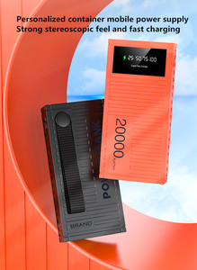 <span class=keywords><strong>Batterie</strong></span> <span class=keywords><strong>externe</strong></span> de secours pour téléphone portable avec double port USB, pour le camping en plein air, 20000 mAh - Product Image 6