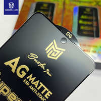 Protection d'écran en verre trempé mat AG en aluminium de haute qualité ESD Super X OG pour iPhone 17 16 Pro Max 15 14 13 12
