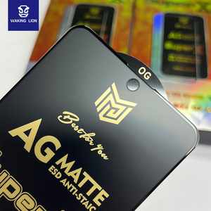 Protector de Pantalla de Vidrio Templado Mate AG de Aluminio de Alta Calidad ESD Super <span class=keywords><strong>X</strong></span> OG para iPhone 17 16 <span class=keywords><strong>Pro</strong></span> Max 15 14 1312 Vidrio Mate - Product Image 6