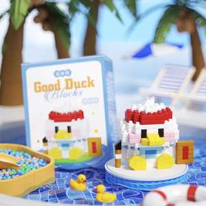 Piccolo Set di Mini Blocchi da Costruzione Fai-da-Te in Plastica con Personaggi dei Cartoni Animati, Giocattolo Puzzle da Assemblare Educativo, Regali di Natale <span class=keywords><strong>per</strong></span> <span class=keywords><strong>Bambini</strong></span> - Product Image 5